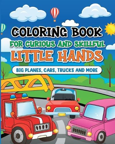 Cover image for Coloring book for curious and skillful little hands