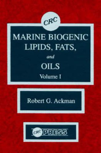 Cover image for Marine Biogenic Lipids, Fats & Oils, Volume I