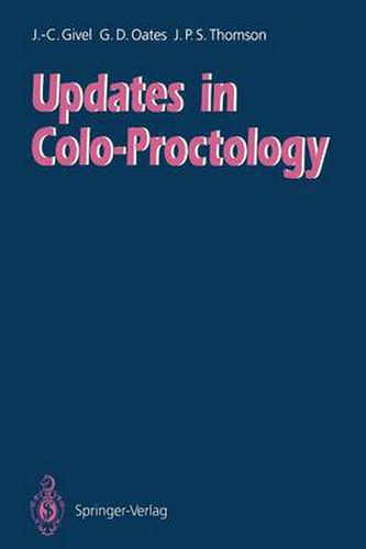 Cover image for Updates in Colo-Proctology