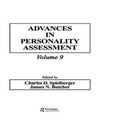 Cover image for Advances in Personality Assessment: Volume 9