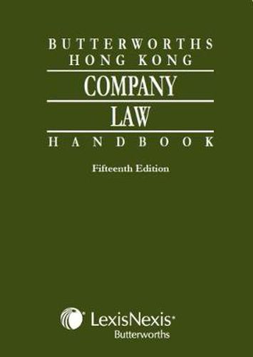 Cover image for Butterworths Hong Kong Company Law Handbook - 15th Edition