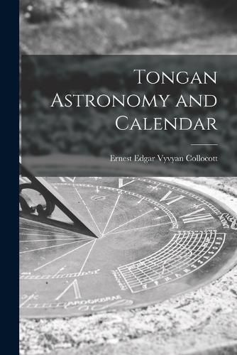 Cover image for Tongan Astronomy and Calendar