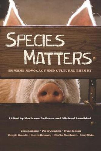 Cover image for Species Matters: Humane Advocacy and Cultural Theory