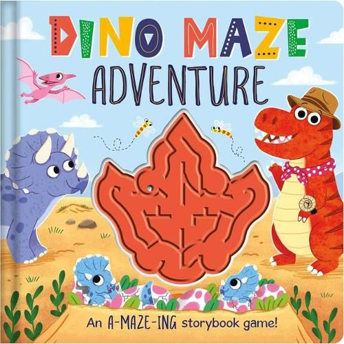 Cover image for Dinosaur Maze Adventure: With Interactive Maze