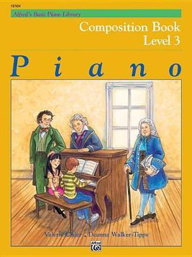 Cover image for Alfred's Basic Piano Library Composition Book, Bk 3