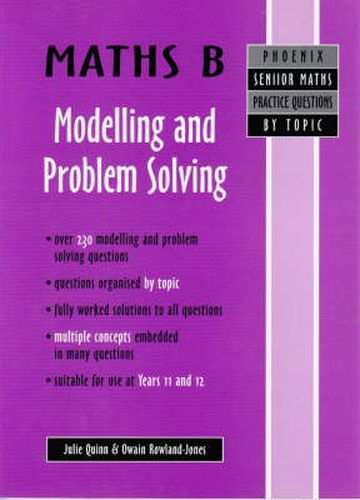 Cover image for Maths B Modelling and Problem Solving