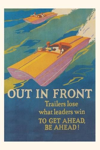 Cover image for Vintage Journal Out in Front, Racing Speedboats