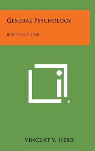 Cover image for General Psychology: Briefer Course