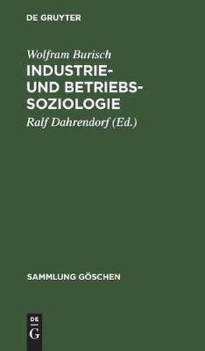 Cover image for Industrie- und Betriebssoziologie