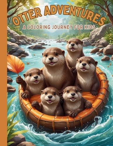 Cover image for Otter Adventures Activity Coloring Book for Kids