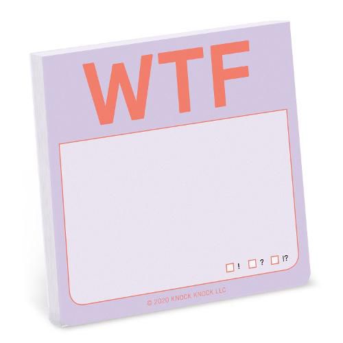 Cover image for Knock Knock WTF Sticky Notes (Pastel Edition)