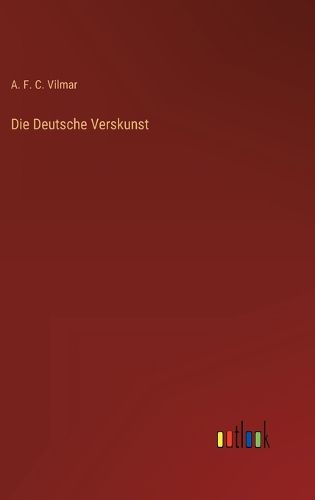 Cover image for Die Deutsche Verskunst