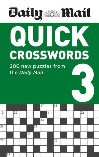 Cover image for Daily Mail Quick Crosswords Volume 3: 200 new puzzles from the Daily Mail