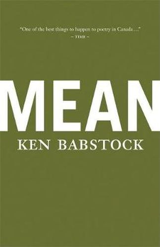 Cover image for Mean: Poems