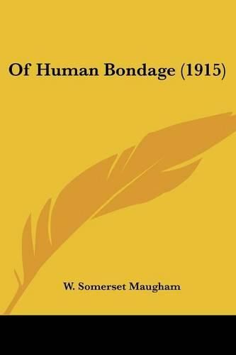 Cover image for Of Human Bondage (1915)