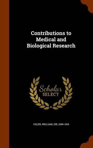 Cover image for Contributions to Medical and Biological Research
