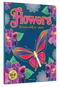 Cover image for Flowers Coloring Book for Adults