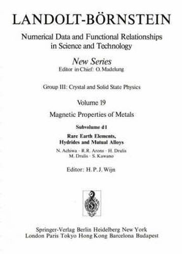 Cover image for Rare Earth Elements, Hydrides and Mutual Alloys
