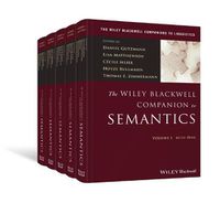 Cover image for The Wiley Blackwell Companion to Semantics: 5 Volume Set