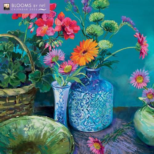 Cover image for Blooms by Nel Whatmore Wall Calendar 2026 (Art Calendar)