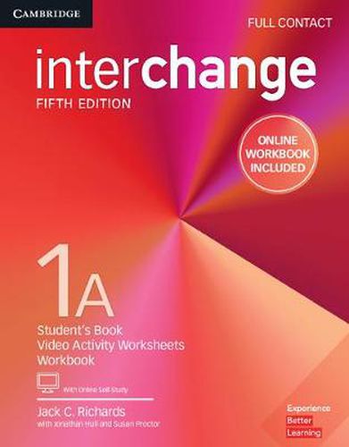 Cover image for Interchange Level 1A Full Contact with Online Self-Study and Online Workbook