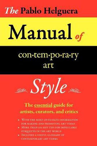 Cover image for Manual Of Contemporary Art Etiquette