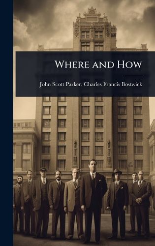 Cover image for Where and How