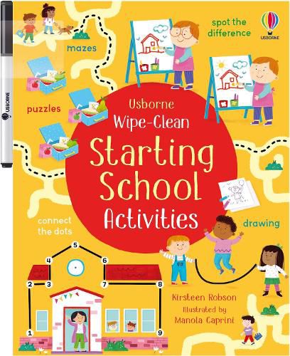 Cover image for Wipe-Clean Starting School Activities