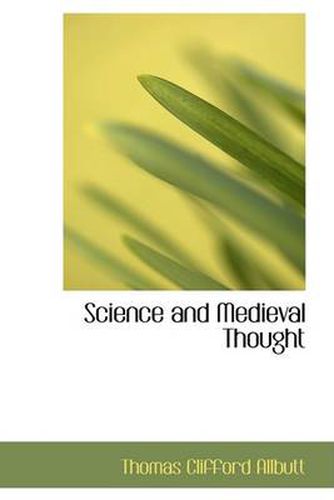 Cover image for Science and Medieval Thought