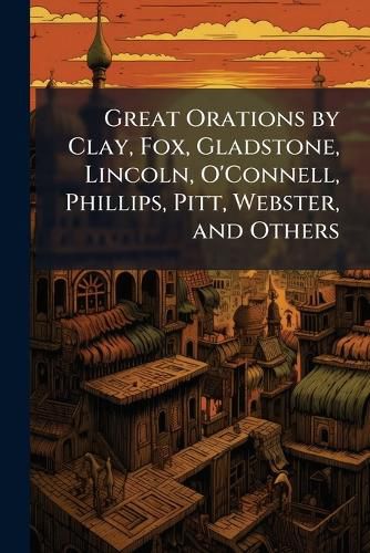 Cover image for Great Orations by Clay, Fox, Gladstone, Lincoln, O'Connell, Phillips, Pitt, Webster, and Others