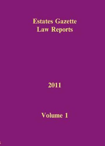 Cover image for EGLR 2011 Volume 1
