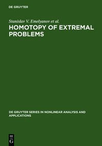 Cover image for Homotopy of Extremal Problems: Theory and Applications