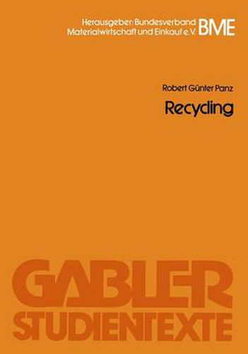 Cover image for Recycling