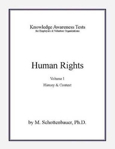 Cover image for Human Rights: History & Context