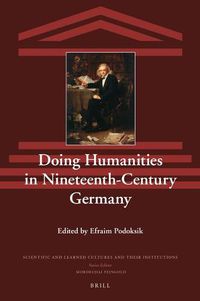 Cover image for Doing Humanities in Nineteenth-Century Germany