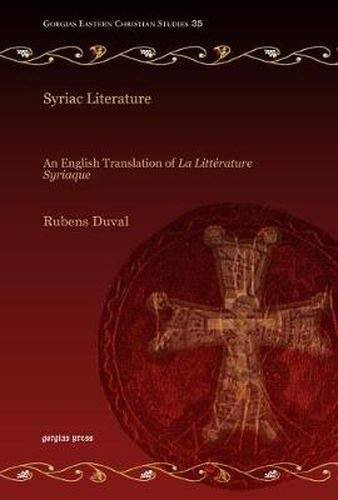 Cover image for Syriac Literature: An English Translation of <i>La Litterature Syriaque</i>