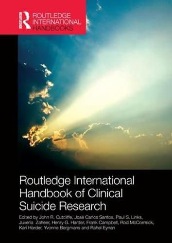 Routledge International Handbook of Clinical Suicide Research