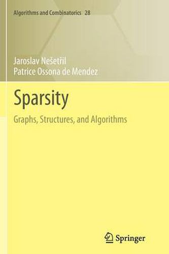 Cover image for Sparsity: Graphs, Structures, and Algorithms