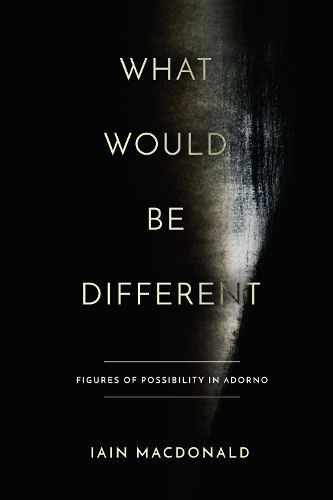 Cover image for What Would Be Different: Figures of Possibility in Adorno