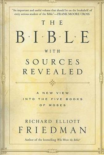 Cover image for The Bible With Sources Revealed