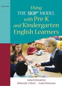 Cover image for Using THE SIOP (R) MODEL with Pre-K and Kindergarten English Learners