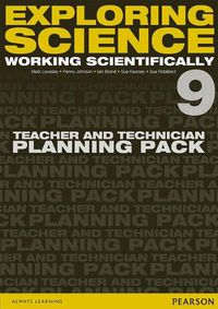 Cover image for Exploring Science: Working Scientifically Teacher & Technician Planning Pack Year 9