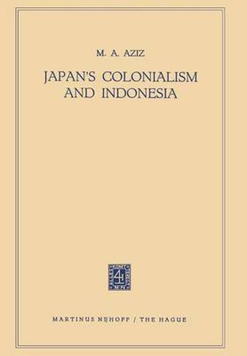 Cover image for Japan's Colonialism and Indonesia