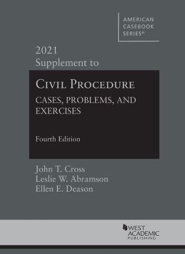Cover image for Civil Procedure: Cases, Problems and Exercises, 2021 Supplement