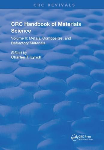 CRC Handbook of Materials Science: Nonmetallic Materials and Applications