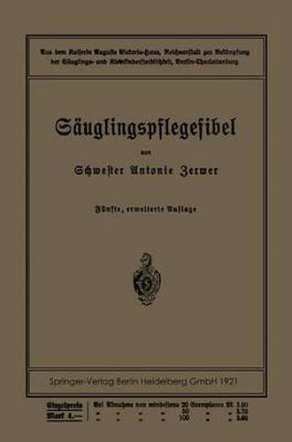 Cover image for Sauglingspflegefibel