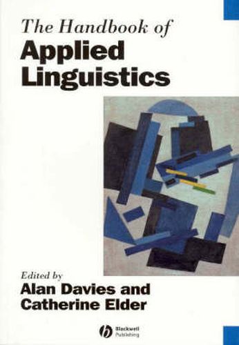 Cover image for The Handbook of Applied Linguistics