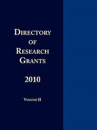 Cover image for Directory of Research Grants 2010 Volume 2