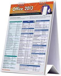 Cover image for Microsoft Office 2013 Desktop Easel Book: a QuickStudy Reference Tool for Excel, Word, & PowerPoint Including QuickKey Shortcuts