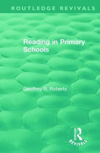 Cover image for Reading in Primary Schools